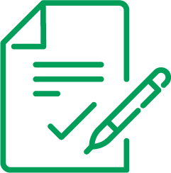 Ikona zatwierdzony dokument